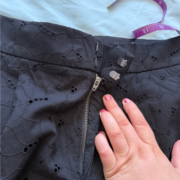 NWT A New Day Black Eyelet Shorts in Size 10 - Picture 10 of 12